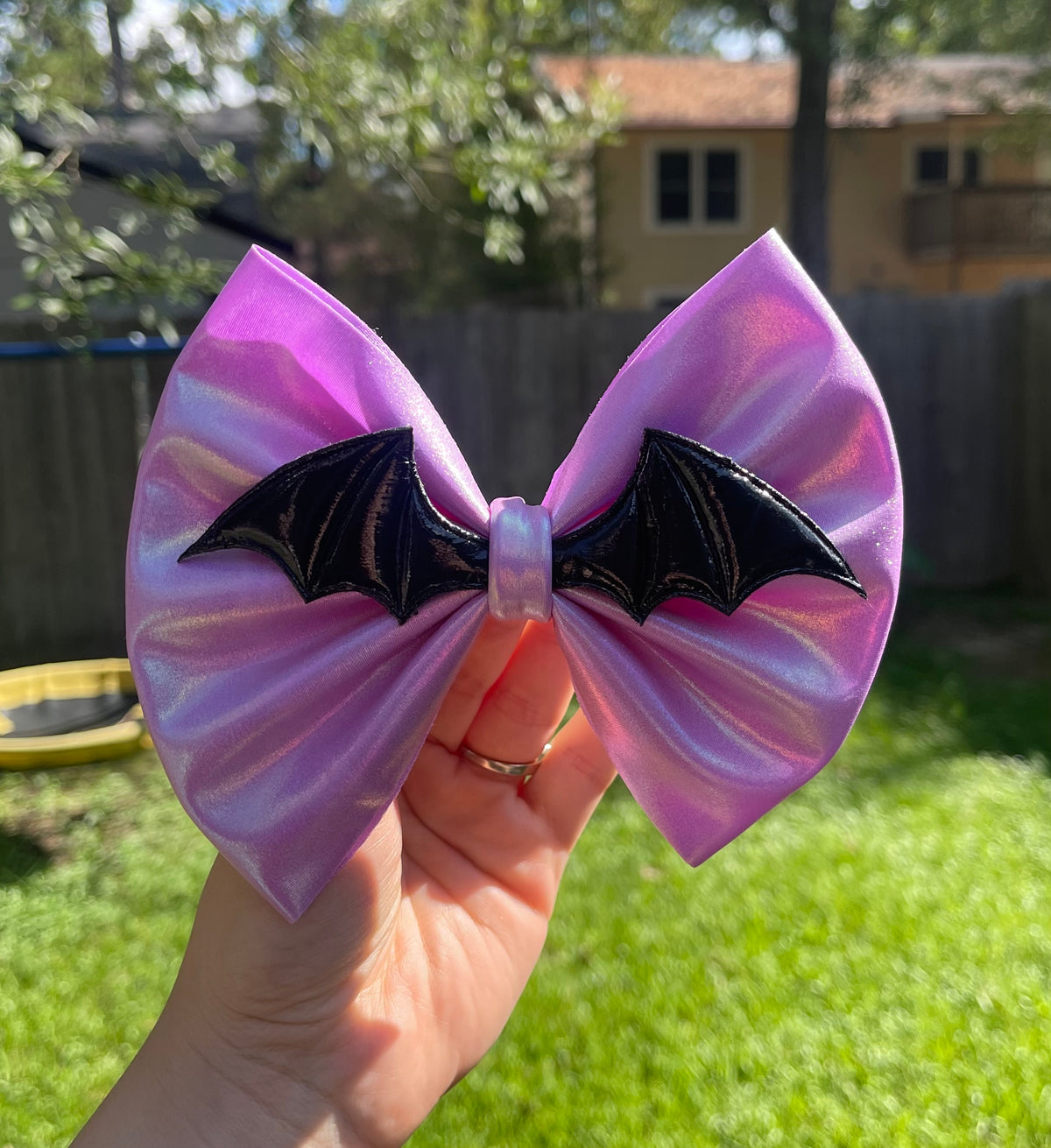 Bat wings bow