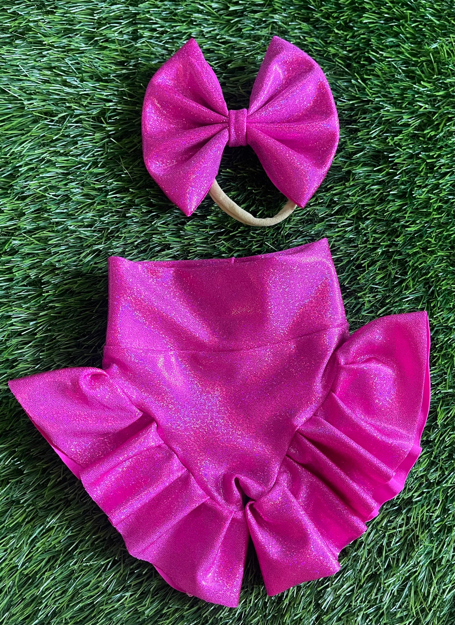Hot pink holographic