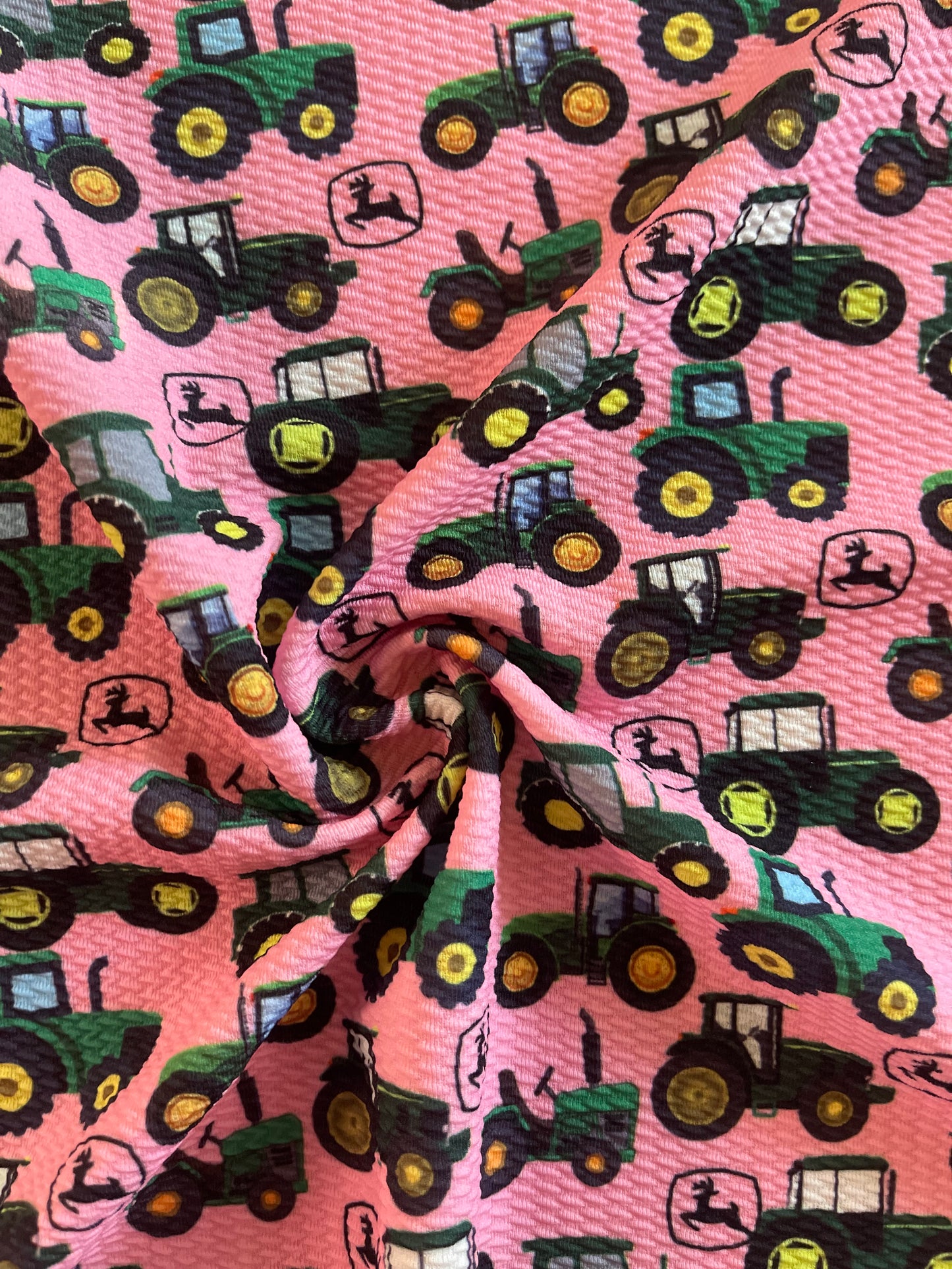 Pink tractors