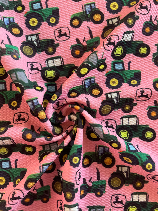 Pink tractors