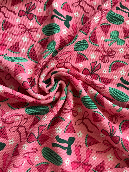 Watermelons and bows