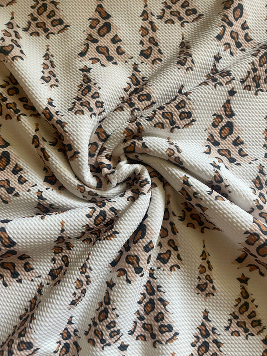 Cheetah print Christmas trees