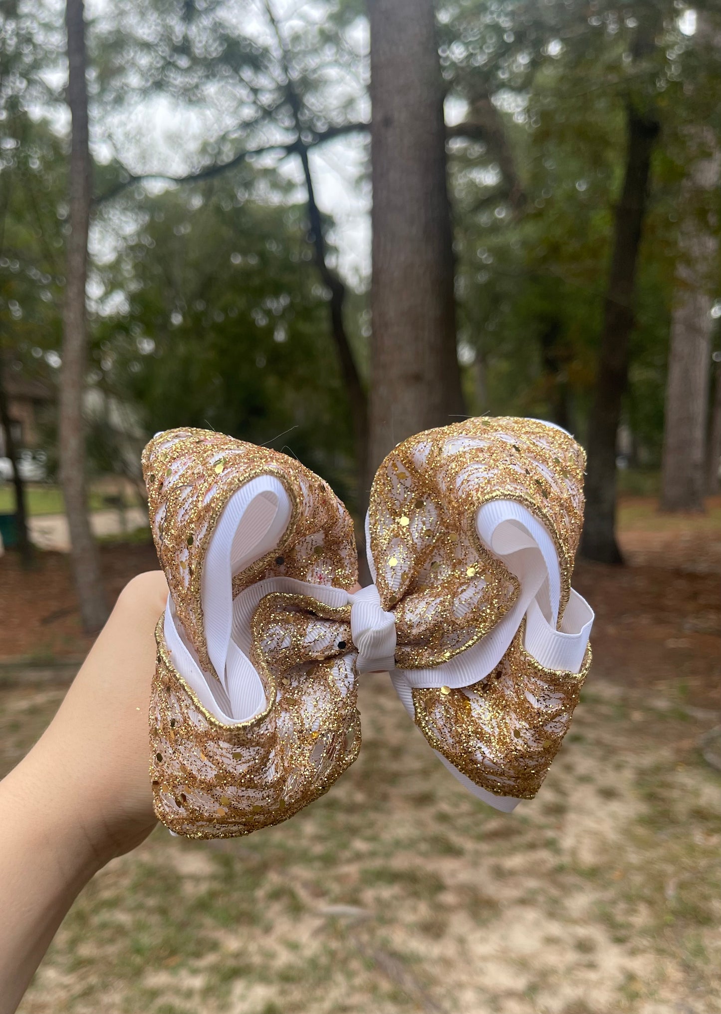 Stacked Christmas ribbon